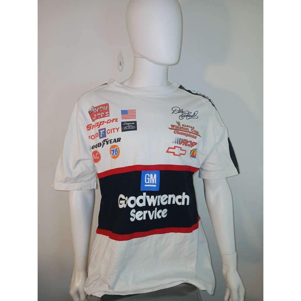 Vintage 1990s Dale Earnhardt #3 Goodwrench Service AOP NASCAR T-Shirt - Size XL